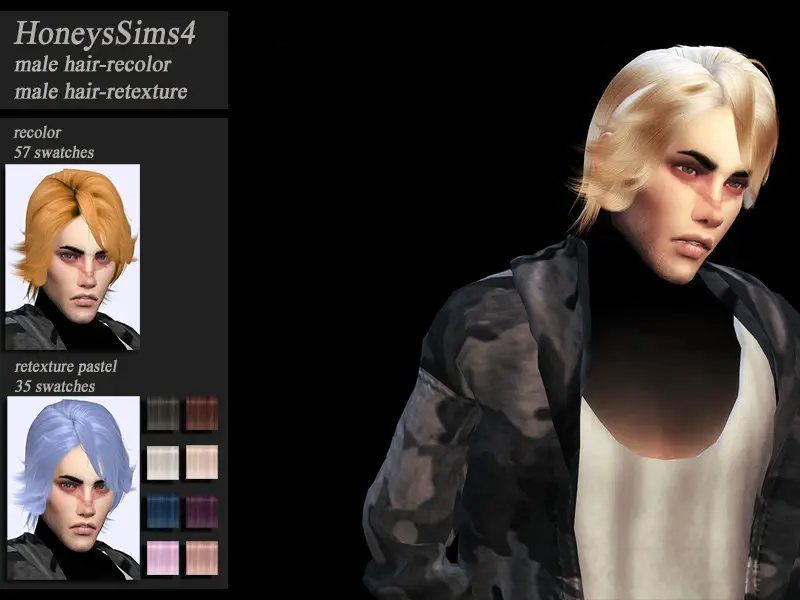 The Sims Resource Wings ON0712 Hair Retextured By Jenn Honeydew Hum