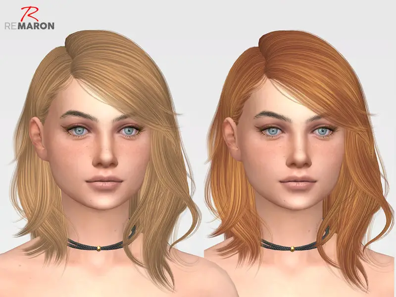 Sims 4 Hairs ~ The Sims Resource On0815 Hair Retextured By Remaron