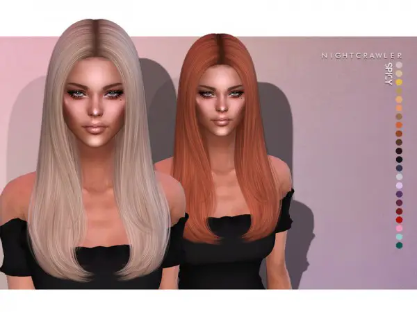 Sims 4 Hairs The Sims Resource Spicy Hair By Nightcrawler