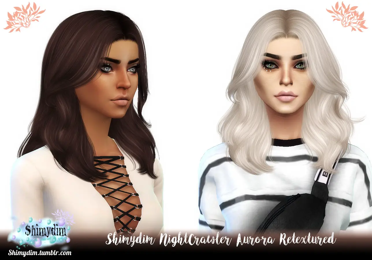 Nightcrawler S Aurora Hair Retexture Shimydim Sims Hairs