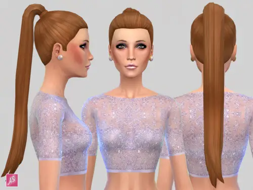 Alexandra Simblr: Ava Hairstyle set for Sims 4