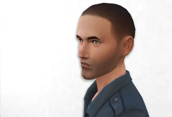 Mod The Sims: Short Stuff female to male hairstyle conversion for Sims 4