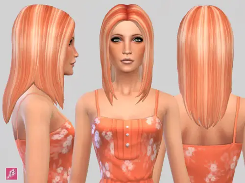 Alexandra Simblr: Summer Blonde Hair Recolors for Sims 4