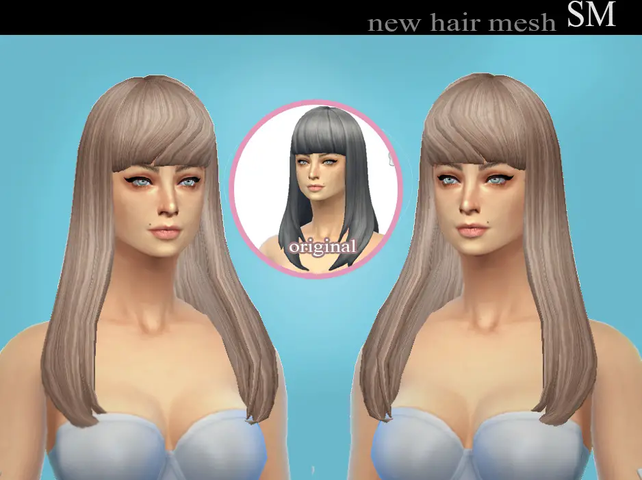 sims 4 how to make hair mesh