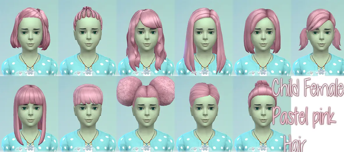 Sims 4 Hairs Stars Sugary Pixels Male Purple Hairstyl