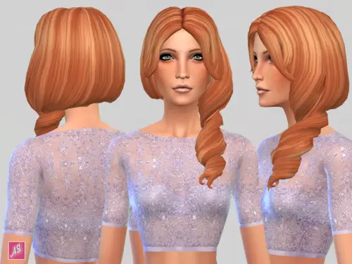 Alexandra Simblr: Ginger Kisses Hair Recolors for Sims 4