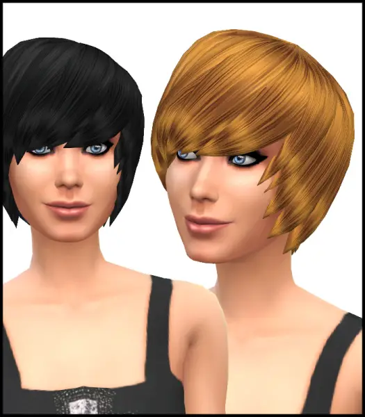 sims 4 tumblr cc emo hair