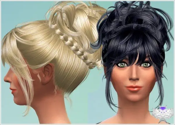 David Sims: Hush Baby hairstyle Converted for Sims 4