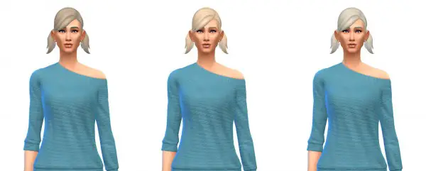 Busted Pixels: Pigtails hairstyle for Sims 4