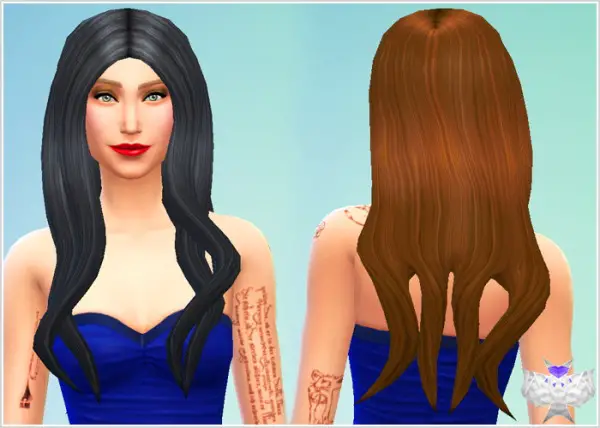 David Sims: Dulce hairtyle for Sims 4