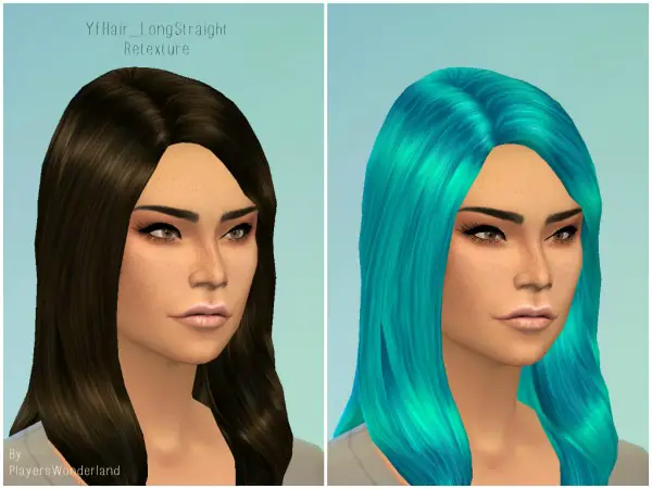 Welcome To The Jungle: Basegame hairstyle retextures for Sims 4