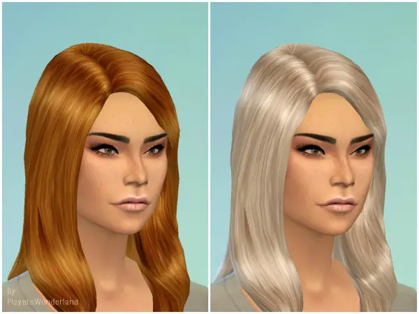 Welcome To The Jungle: Basegame hairstyle retextures for Sims 4