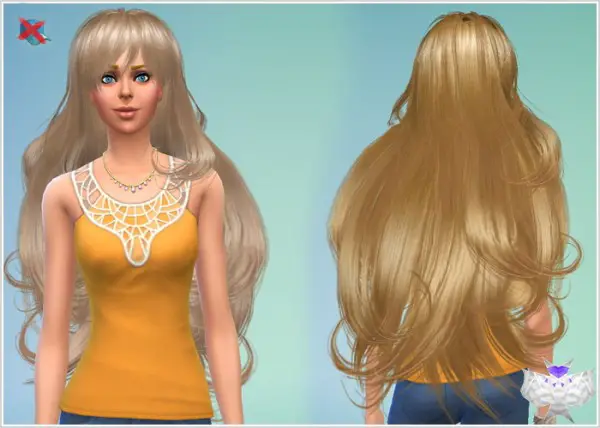 David Sims: Peggy`s 03927 hairstyle converted for Sims 4