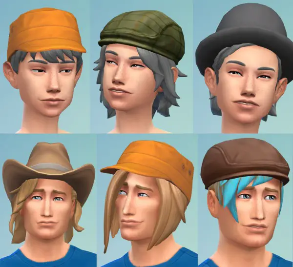 Mod The Sims: Gender hairstyle conversion   no mesh edit by oepu for Sims 4