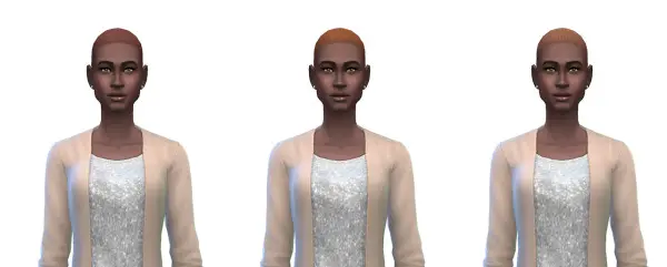 Busted Pixels: Short shave 12 colors for Sims 4