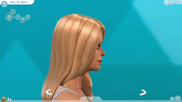 Mod The Sims: Wavy Subtle Hairstyle  Mesh Edit by adil338 for Sims 4