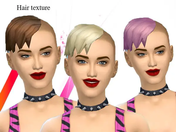 The Sims Resource: Punk hairstyle   new mesh 3 by Neissy for Sims 4
