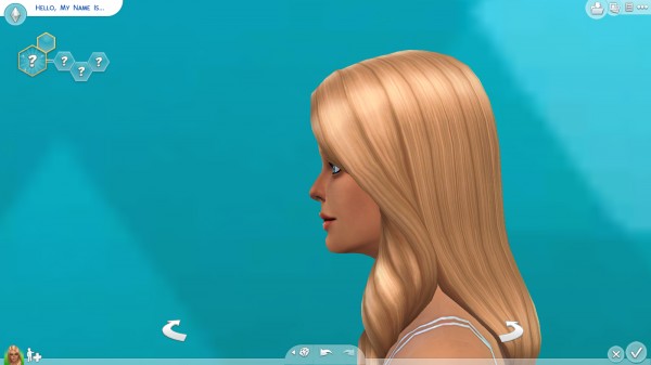 Mod The Sims: Wavy Subtle Hairstyle  Mesh Edit by adil338 for Sims 4