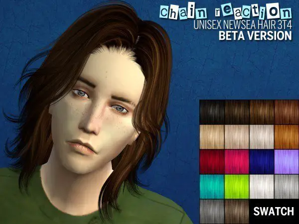 The path of never more: Newsea`s Chain reactions and Cazy`s Aphrodite hairstyles converted for Sims 4