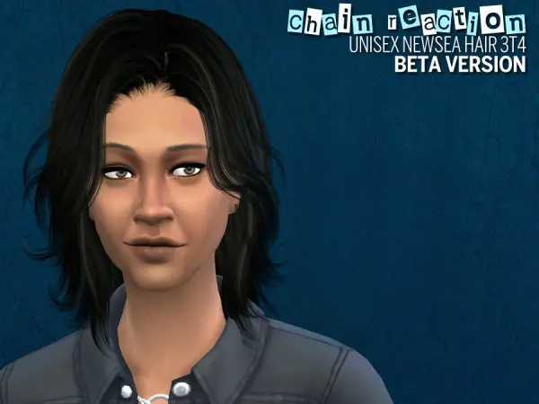 The path of never more: Newsea`s Chain reactions and Cazy`s Aphrodite hairstyles converted for Sims 4