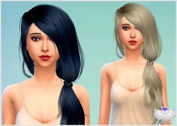 David Sims: Newseas TellMe Hairstyle Converted for Sims 4