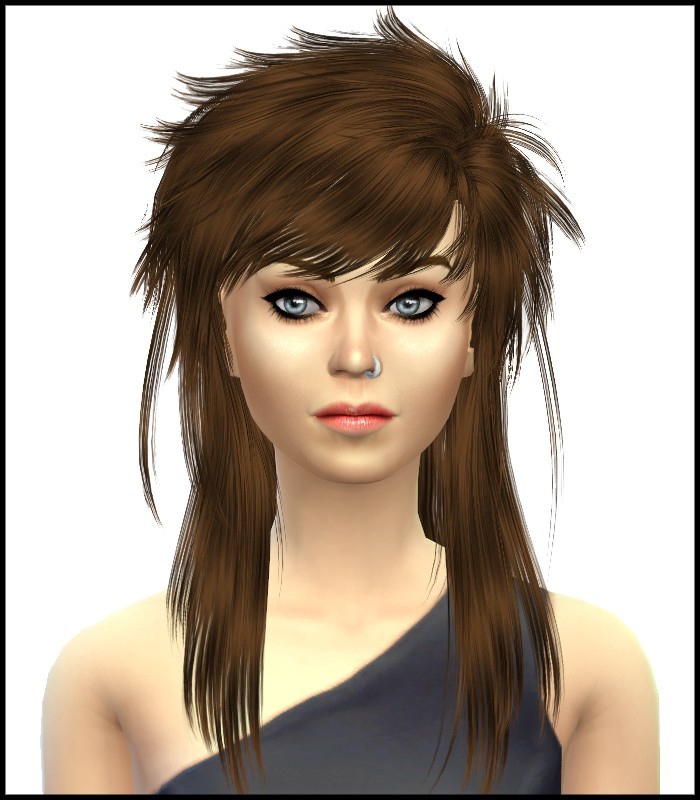 Simista: David Sims Holic hairstyle retextured - Sims 4 Hairs