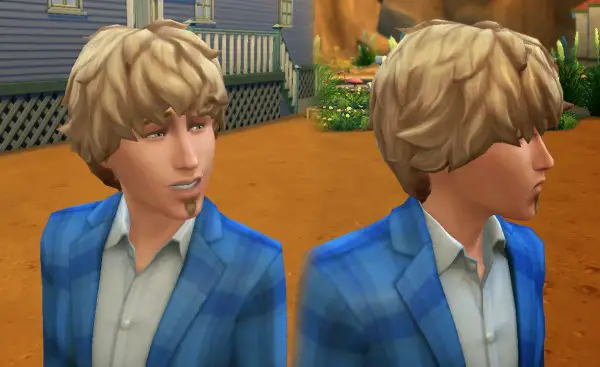 Mystufforigin: Curly hairstyle recolor for Sims 4