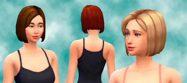 Mystufforigin: Sideswep Hairstyle converted for Sims 4