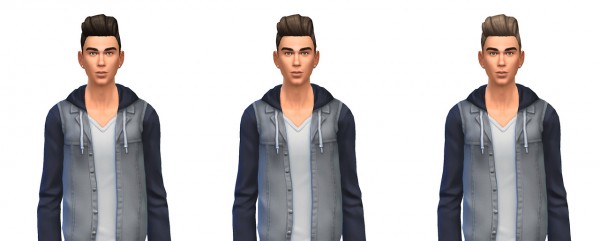Busted Pixels: Pompadour hairstylle for Sims 4