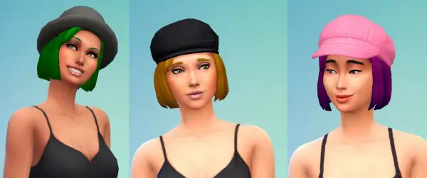 Mystufforigin: Sideswep Hairstyle converted for Sims 4