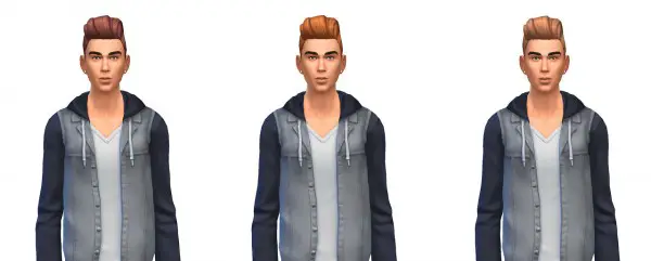 Busted Pixels: Pompadour hairstylle for Sims 4