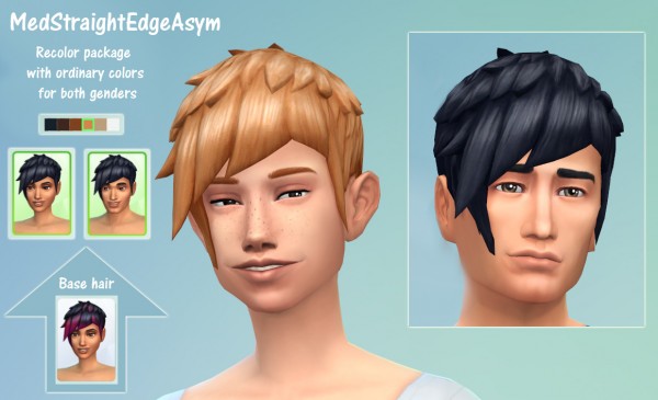Mod The Sims: Ordinary Recolor For Both Genders Teen Elder by oepu for Sims 4