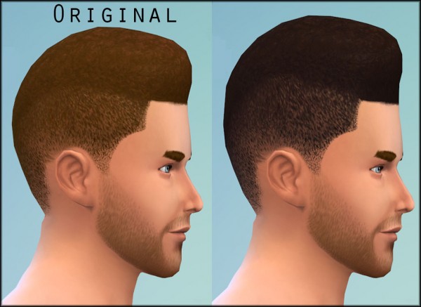 Mod The Sims: Higher Flattop Hairstyle new mesh by Julie J for Sims 4