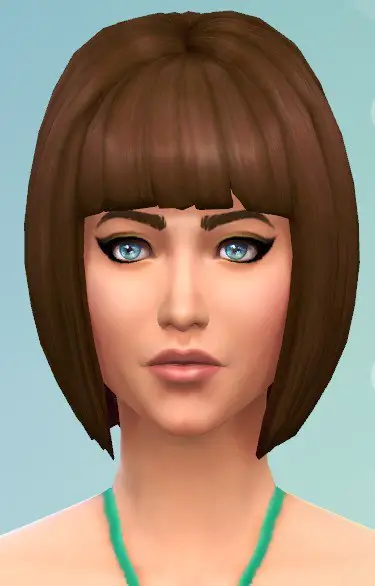 Mod The Sims: A Better Brown   New Hairstyle Shade by kellyhb5 for Sims 4