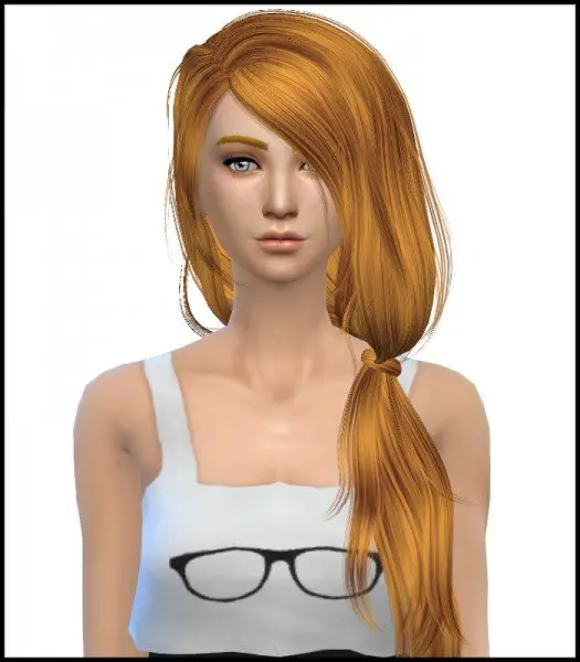 Simista: David Sims Tell Me Hairstyle Converted Retextured for Sims 4
