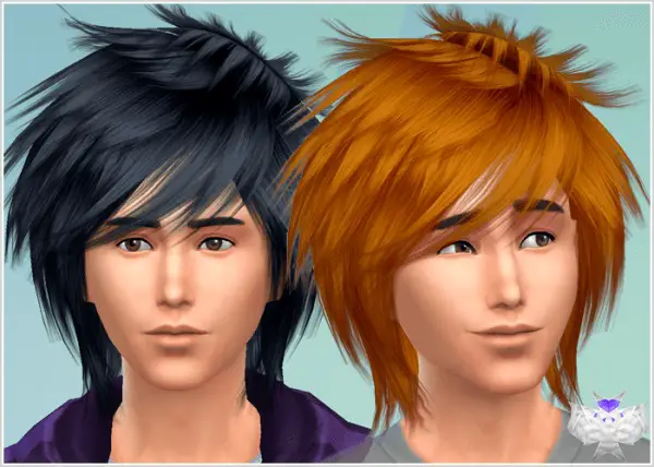 David Sims: 3 Raonjena Hairstyles converted for Sims 4