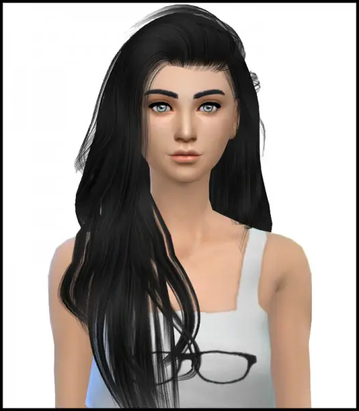 Simista: Raonjena 36 hairstyle retextured for Sims 4