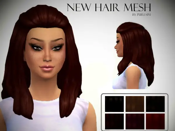 Liahxsimblr: New Mesh hairstyle by Puresim for Sims 4