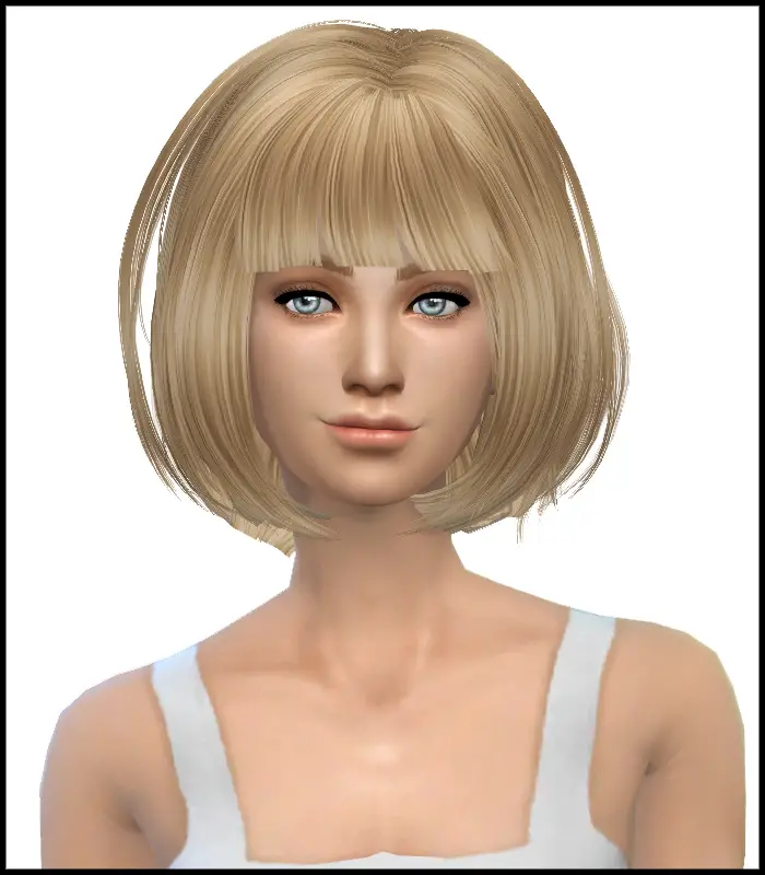 Simista Newsea Physical Hairstyle Converted Sims 4 Hairs