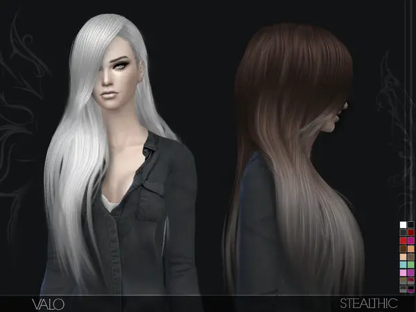 Stealthic: Valo Hairstyle for Sims 4