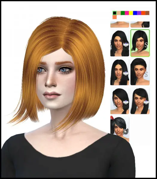 Simista: David Converted Hair Retexture for Sims 4