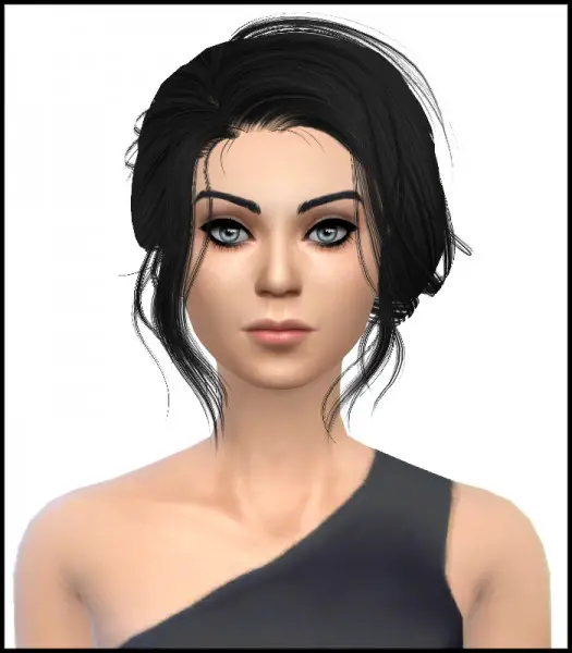 Simista: Newsea`s Starlet Converted Stealthic hairstyle retexture for Sims 4