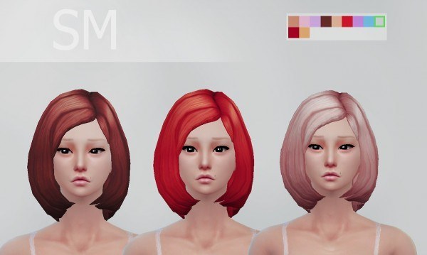 Simmaniacos: Sweet Cake Hairstyle for Sims 4