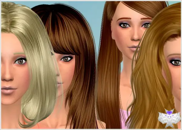 David Sims: Hairstyle Conversion Set 4 for Sims 4