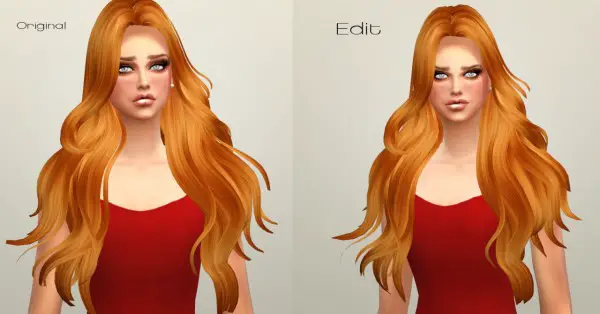 Puccamichi: Butterflysims 096 hairstyle converted for Sims 4