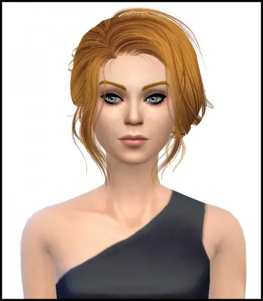Simista: Newsea`s Starlet Converted Stealthic hairstyle retexture for Sims 4