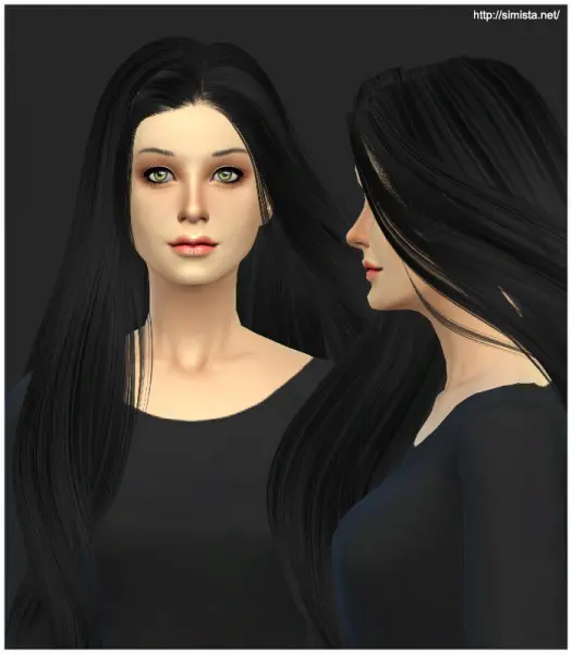 Simista: Skysims Hairstyle 251 Retextured for Sims 4