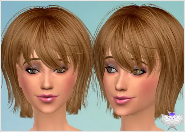 David Sims: Conversion hairstyle set 6 for Sims 4