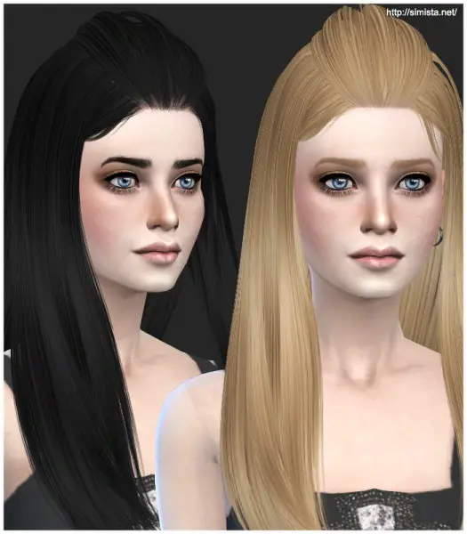 Simista: Butterfly Sims Hairstyle 135 Retexture for Sims 4