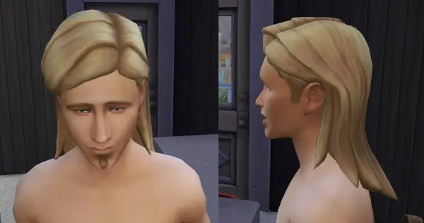 Mystufforigin: Medium Wavy Hair for Sims 4